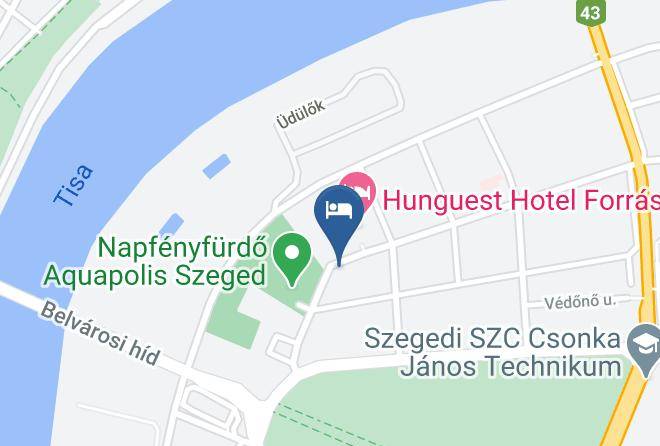 Szeged - Aquarius Vendeghaz Maps