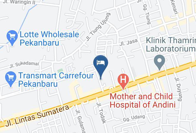 Pekanbaru - Aquatel Hotel Pekanbaru Maps