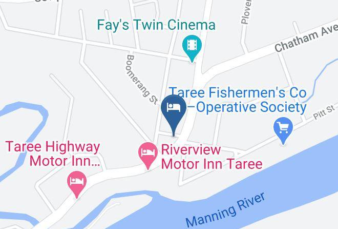 Aquatic Motor Inn And Laundromat Map