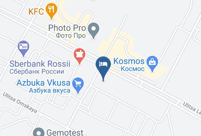 Nizhnevartovsk - Aquatoria Hotel Maps