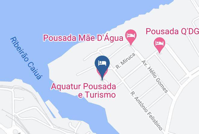 Presidente Epitacio - Aquatur Pousada E Turismo Maps