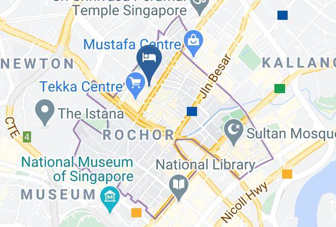Rochor - Aqueen Heritage Hotel Little India Maps