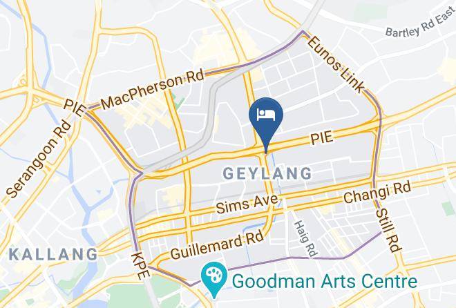 Geylang - Aqueen Hotel Paya Lebar Maps
