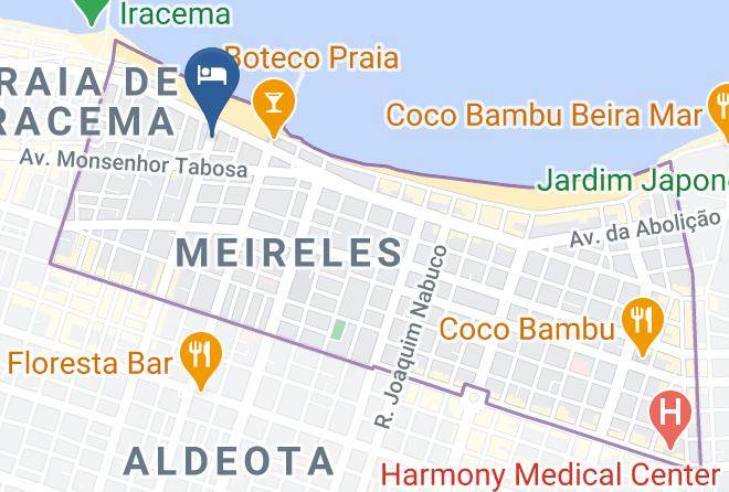 Fortaleza - Aquidaba Praia Hotel Maps