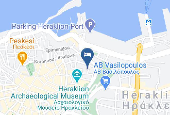 Iraklion - Aquila Atlantis Hotel Maps