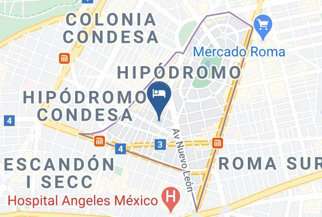 Cuauhtemoc - Ar218 Hotel Maps