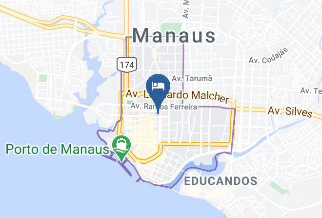 Manaus - Ara Hotel Maps