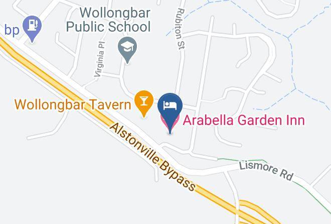 Ballina - Arabella Garden Inn Maps