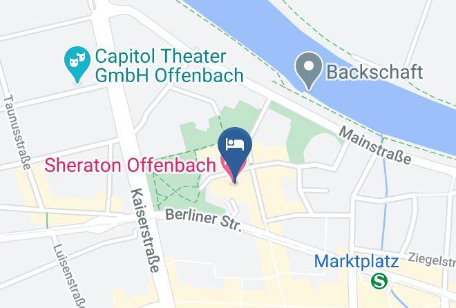 Offenbach Am Main - Arabellasheraton Am Busing Palais Maps