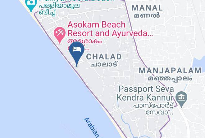 Cannanore - Arabian Beach Resort Maps