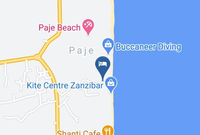 Zanzibar South - Arabian Nights Hotel Maps
