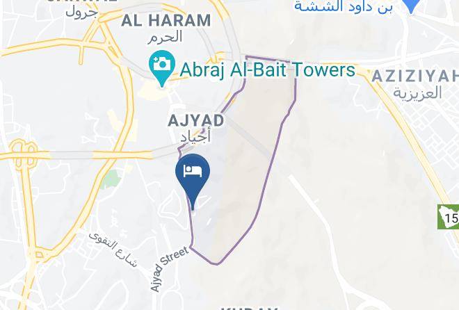 Mecca - Arac Ajyad Hotel Maps