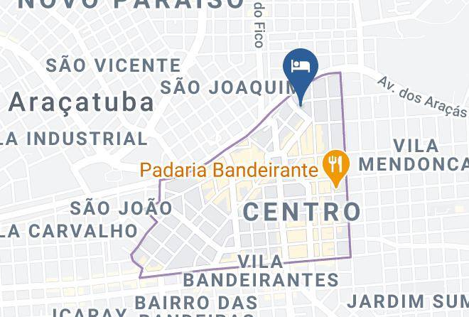Aracatuba - Araca Hotel Maps