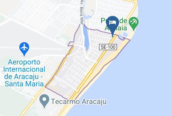 Aracaju Praia Hotel Map