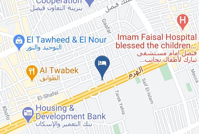 Aracan Pyramids Hotel Map