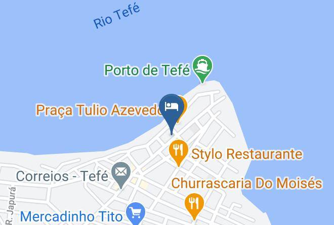 Tefe - Aracati Hotel Maps
