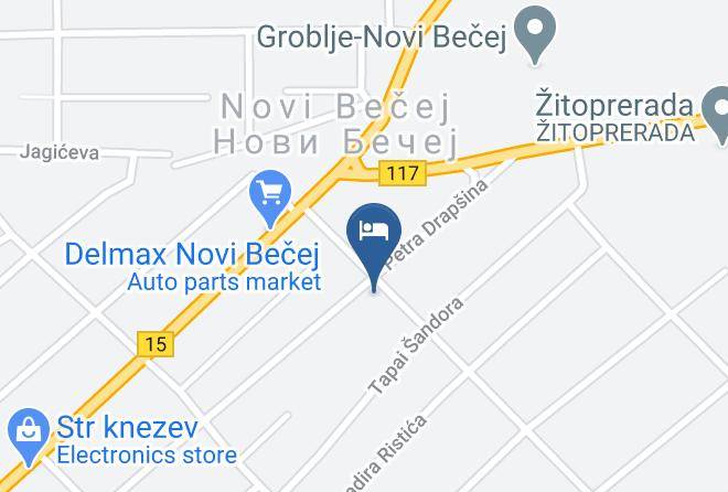 Srednje Banatski - Aracs Turizmus Vendeghaz Maps