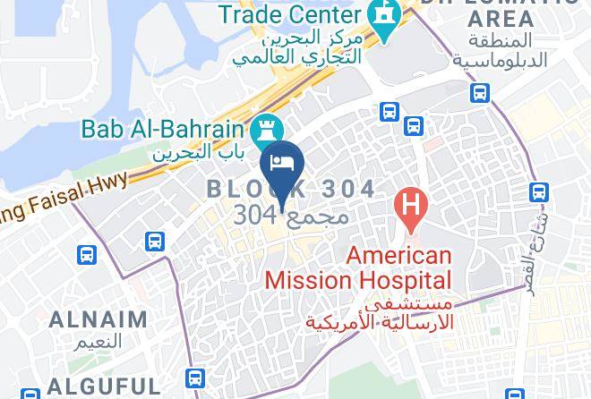 Manama - Aradous Hotel Maps