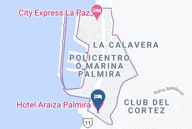 La Paz - Araiza Palmira Hotel Maps