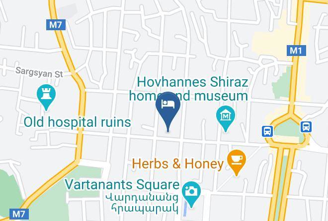 Gyumri - Araks Hotel Maps