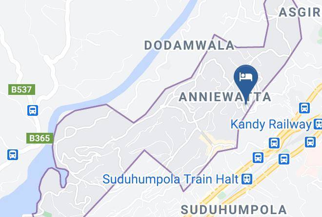 Kandy - Araliya Holiday Bungalow Maps