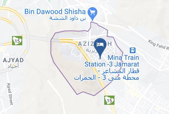 Mecca - Aram Almasi Hotel Maps