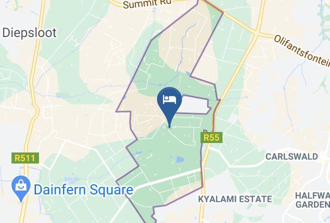 City Of Johannesburg - Premier Equestrian Royal Boutique Hotel & Spa Maps