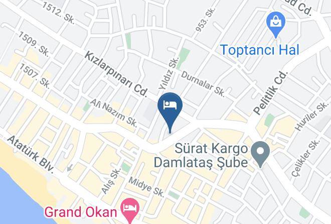 Alanya - Sunpark Aramis Hotel Maps