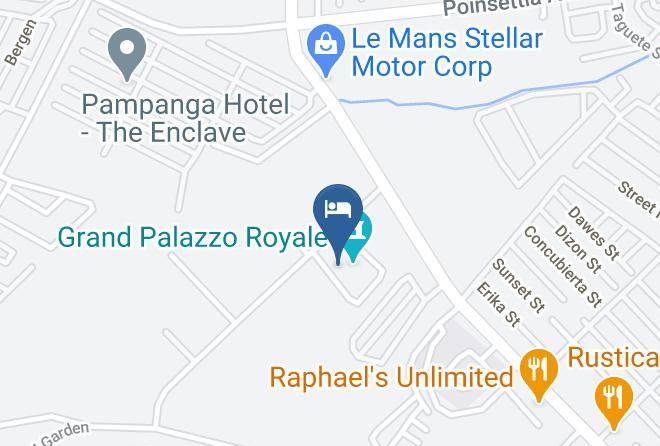 Pampanga - Aramis Hotel Golftel Angeles Pampamga Maps