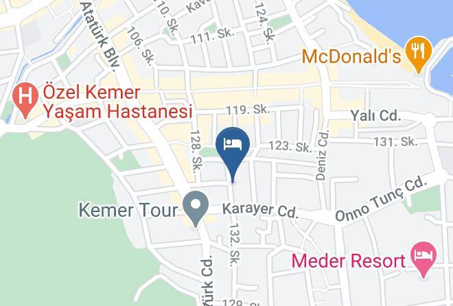 Kemer - Aramis Hotel Maps