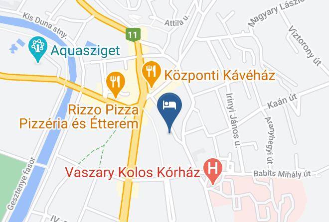 Esztergom - Arany Elefant Panzio Maps
