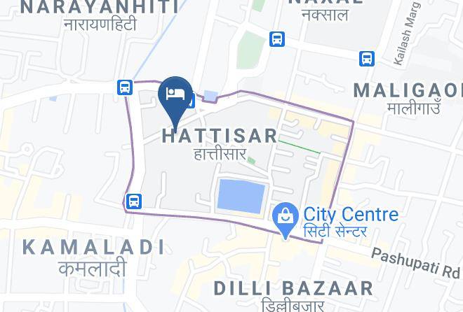 Kathmandu - Aranya Boutique Hotel Maps