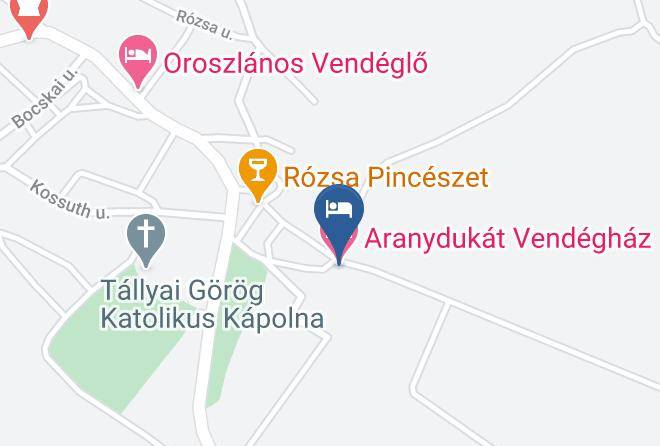 Tallya - Aranydukat Vendeghaz Maps