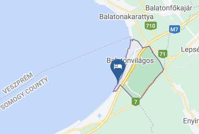 Balatonvilagos - Aranyhid Udulo Maps
