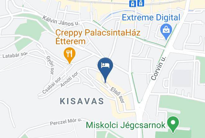 Miskolc - Aranykorona Tortenelmi Etterem & Latvanypince Maps