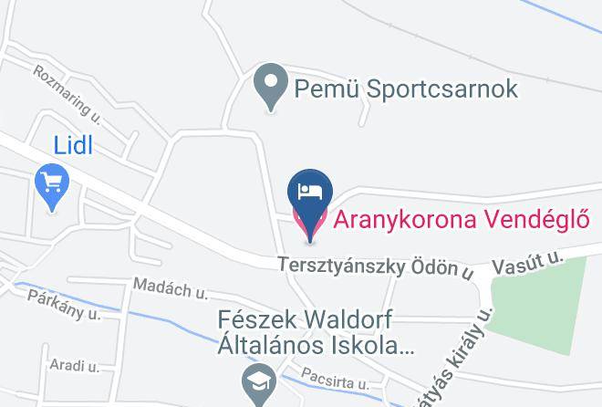 Solymar - Aranykorona Vendeglo Maps