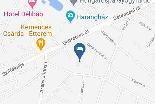 Hajduszoboszlo - Aranyoroszlan Panzio Maps
