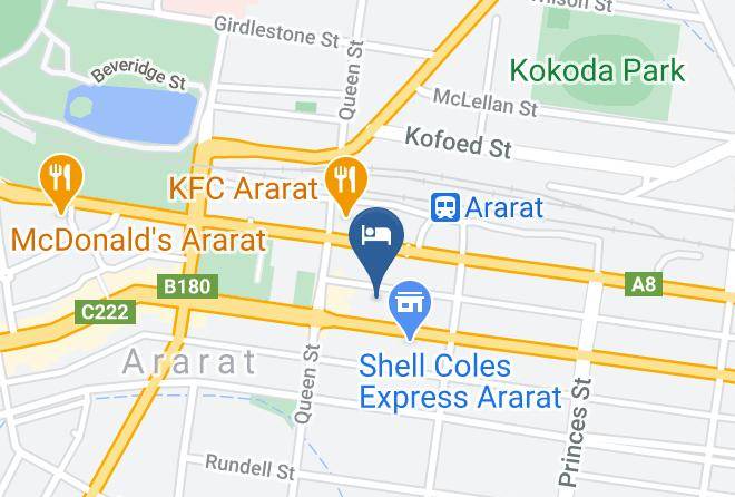 Ararat - Ararat Central Motel Maps