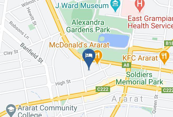 Ararat - Ararat Colonial Lodge Motel Maps