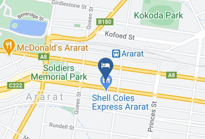 Ararat - Blue Duck Hotel Maps