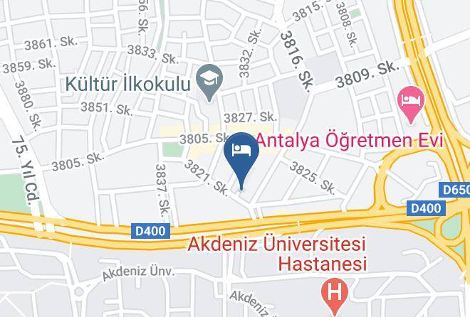 Kepez - Araucaria Hotel Maps