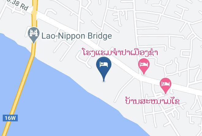 Pakse - Arawan Riverside Hotel Maps