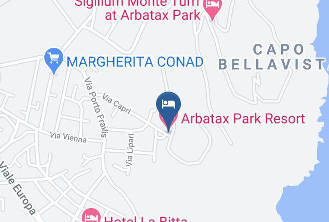 Nuoro - Arbatax Park Resort Maps