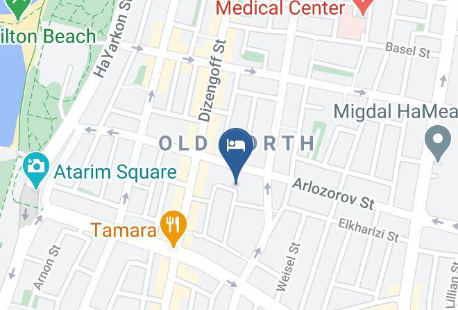 Tel Aviv Yafo - Arbel Suites Hotel Maps