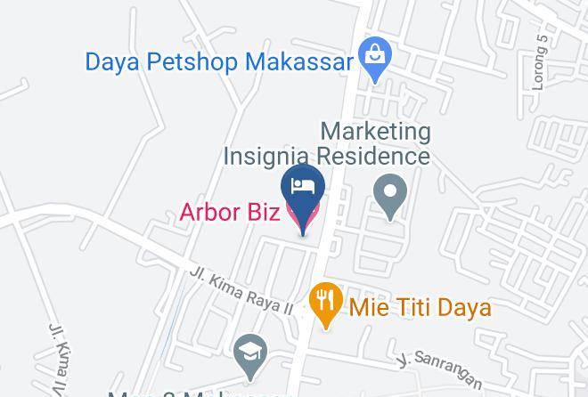 Makassar - Arbor Biz Hotel Maps