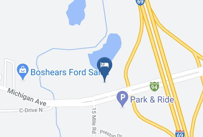 Arbor Inn Of Historic Marshall Map