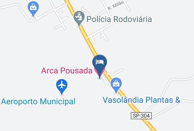 Sao Pedro - Arca Pousada Maps