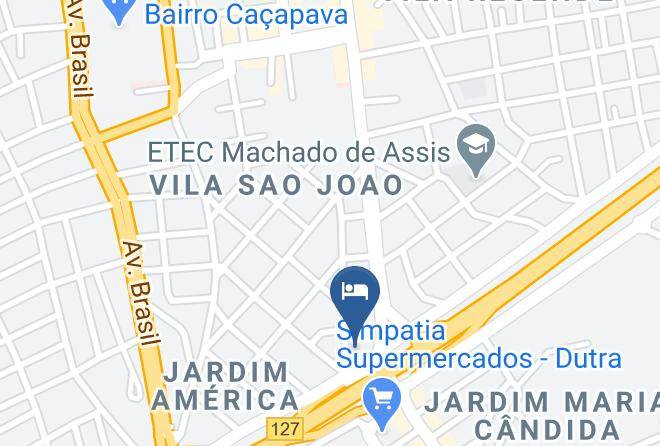 Cacapava - Arcadas Hotel Maps