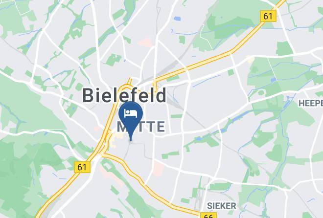 Bielefeld - Arcadia Hotel Bielefeld Maps