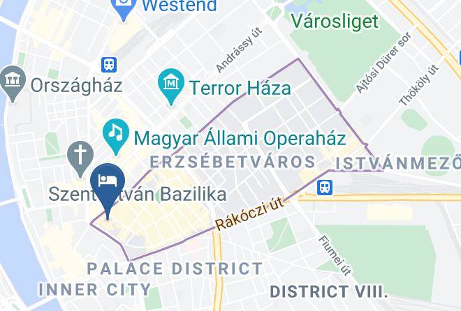 Budapest Erzsebetvaros - Arcadia Hotel Budapest Maps